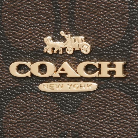 COACH Rowan File Bag In Signature Canvas - Picture 8 of 11